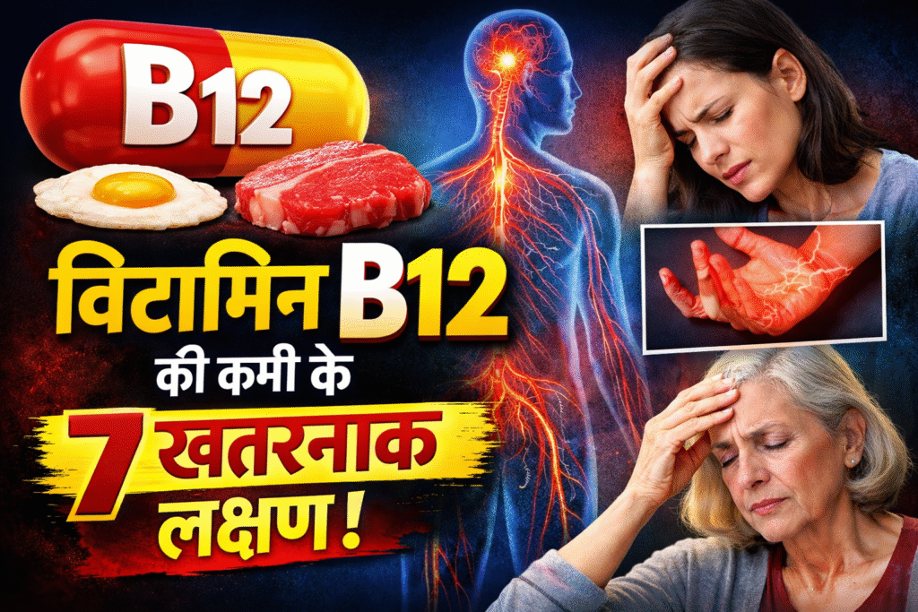 Vitamin B12 Ki Kami: 7 khatarnak lakshan Jinhe Andkha karna Pad sakta hai bhari, Jane Sakahari Uapay