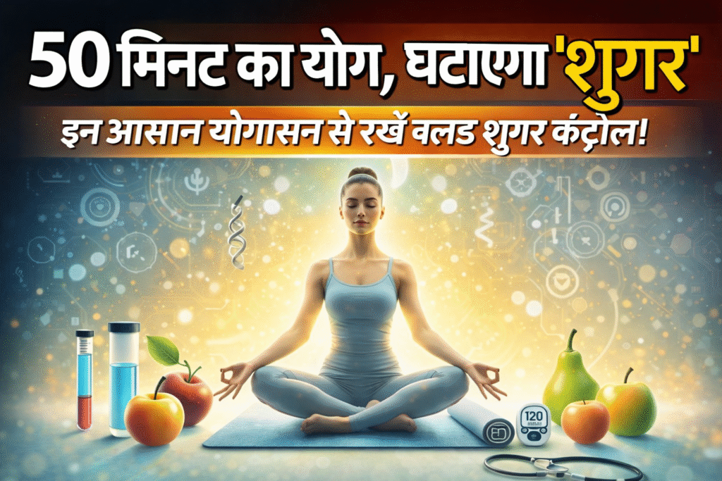 Diabetes kam karega 50 minute ka yoga